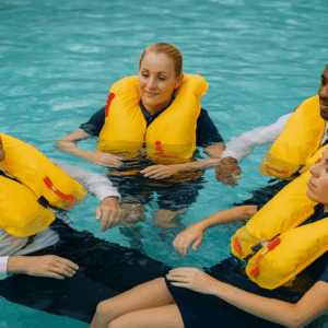 Wet Drill and Water Survival – Full Group Training
