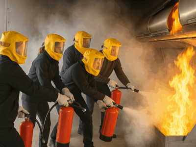 Practical Real Fire Fighting Training – Group Booking